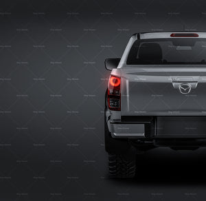 Mazda BT-50 Double cab glossy finish - all sides Car Mockup Template.psd