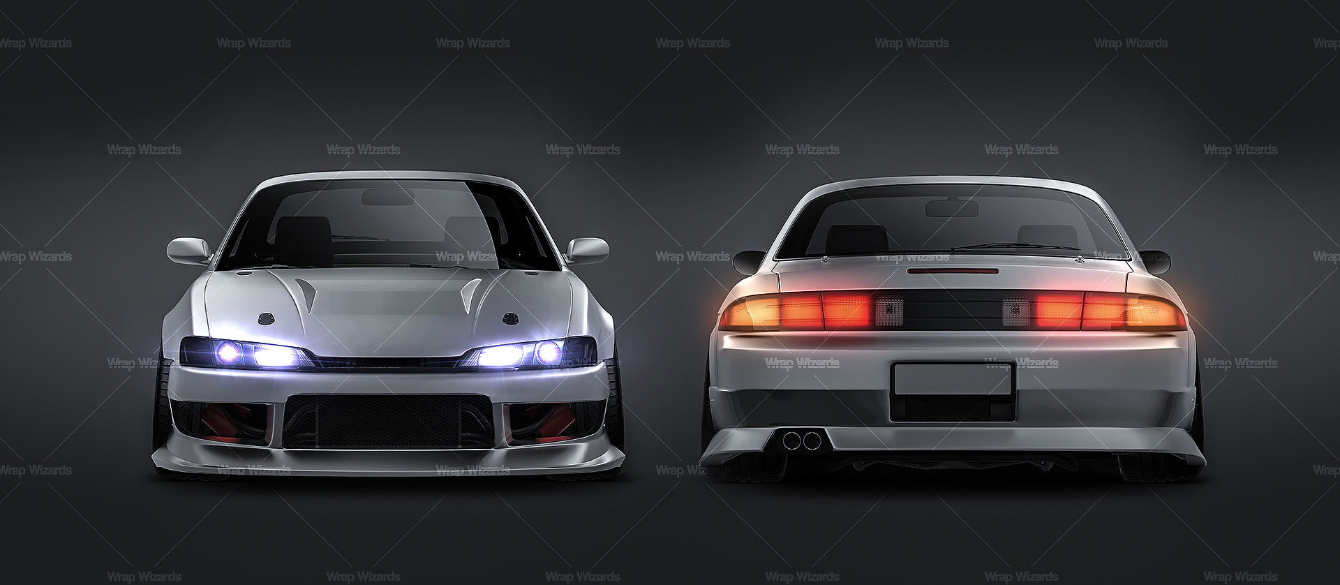 Nissan 240 SX Silvia S14 Kouki bodykit  - Car Mockup