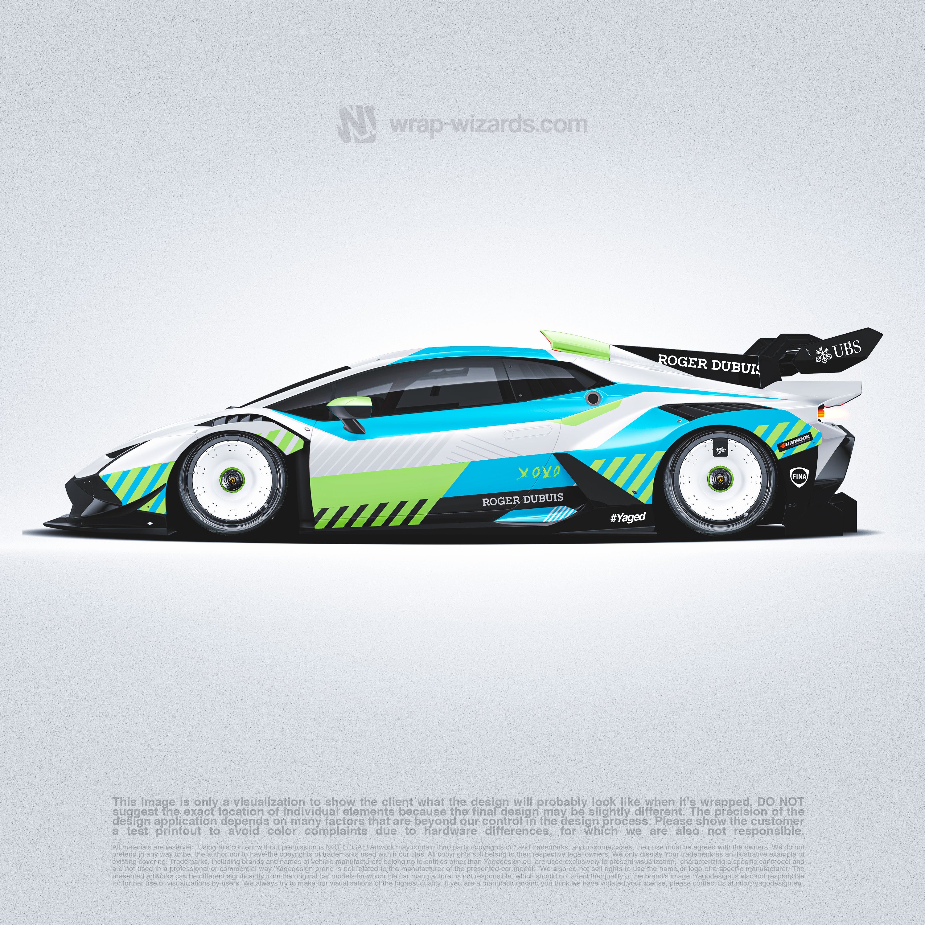 Design - Lamborghini HURACAN EVO SUPER TROFEO SNOW XOXO - FILES ON DEMAND