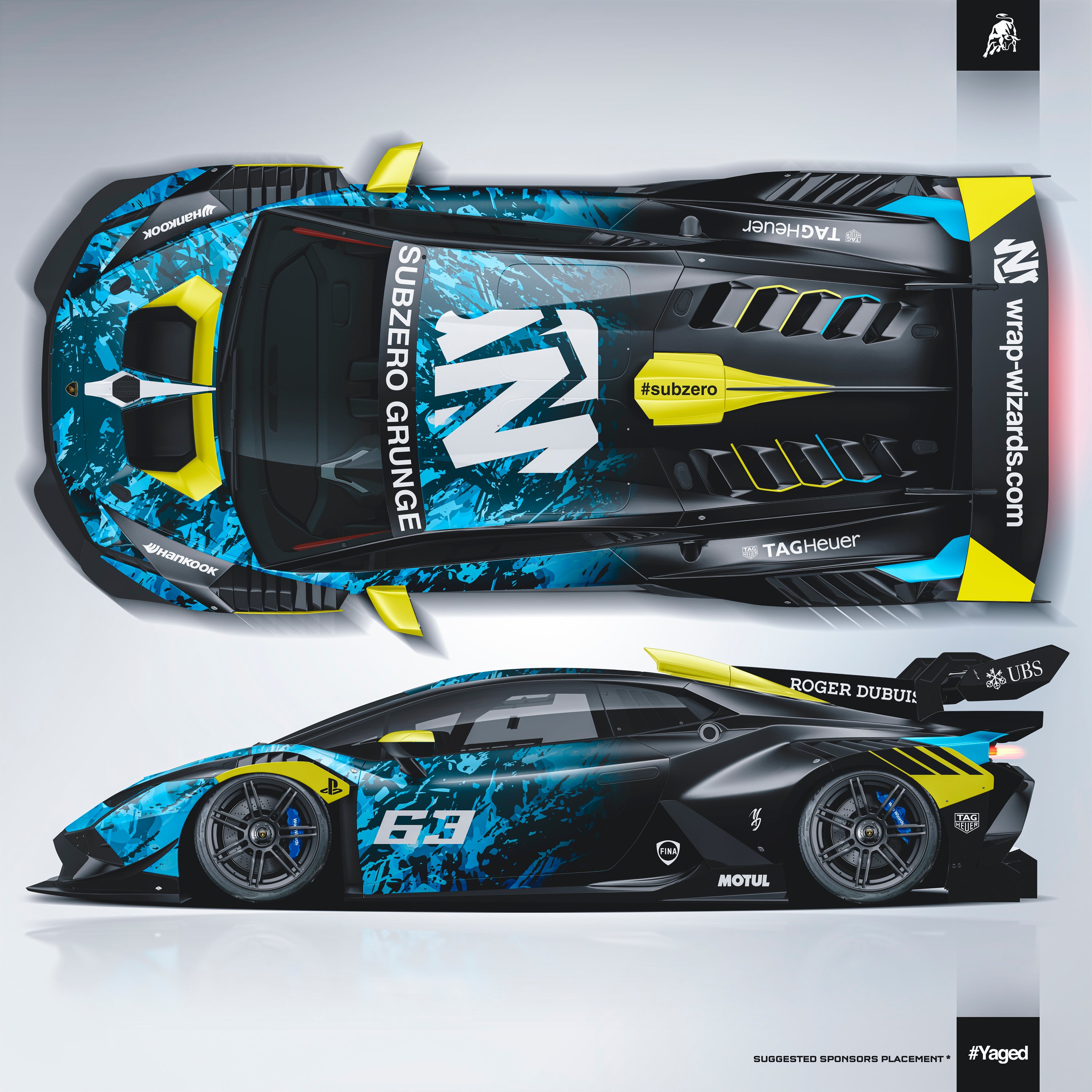Design - Lamborghini - SUBZERO GRUNGE - FILES ON DEMAND