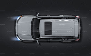 Toyota 4Runner 2013 glossy finish - all sides Car Mockup Template.psd