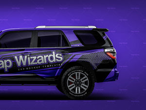 Toyota 4Runner 2013 glossy finish - all sides Car Mockup Template.psd