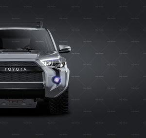 Toyota 4Runner TRD Pro 2023 glossy finish - all sides Car Mockup Template.psd