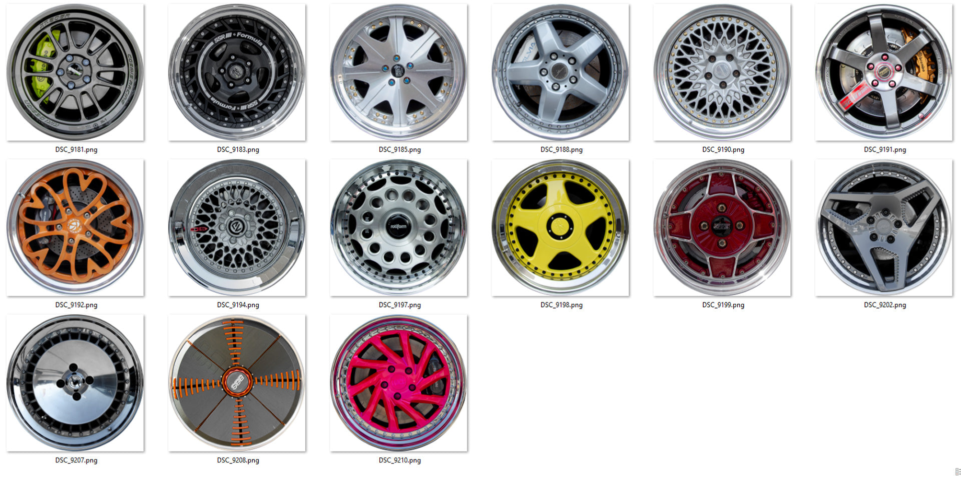 Rims Designers Pack v3 100 Rims!