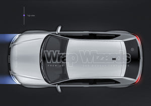 Audi A3 P8 Hatchback glossy finish - all sides Car Mockup Template.psd
