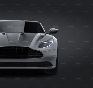 Aston Martin DB11 2017 glossy finish - all sides Car Mockup Template.psd