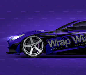 Aston Martin DB11 2017 glossy finish - all sides Car Mockup Template.psd
