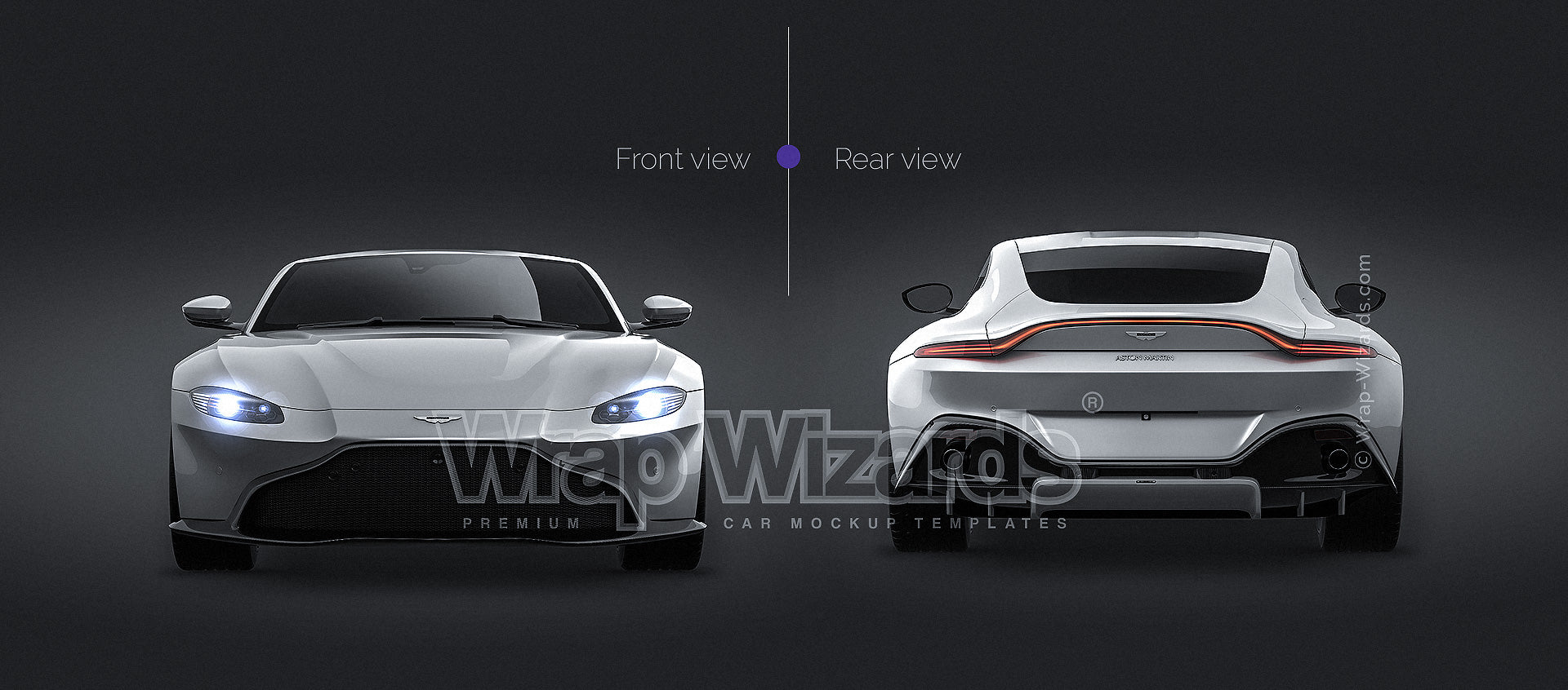 Aston Martin Vantage 2019 - Car Mockup