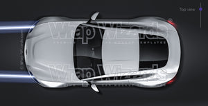 Aston Martin Vantage 2019 glossy finish - all sides Car Mockup Template.psd