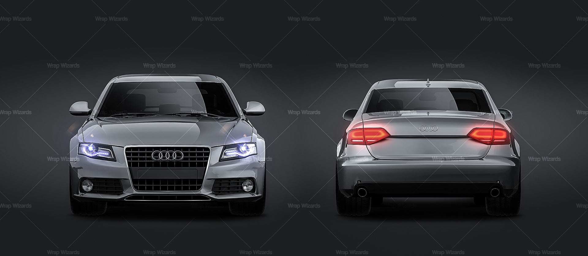 Audi A4 S4 B8 2007-2011 - Car Mockup