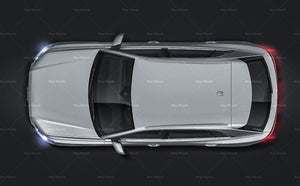 Audi Q8 2019 glossy finish - all sides Car Mockup Template.psd