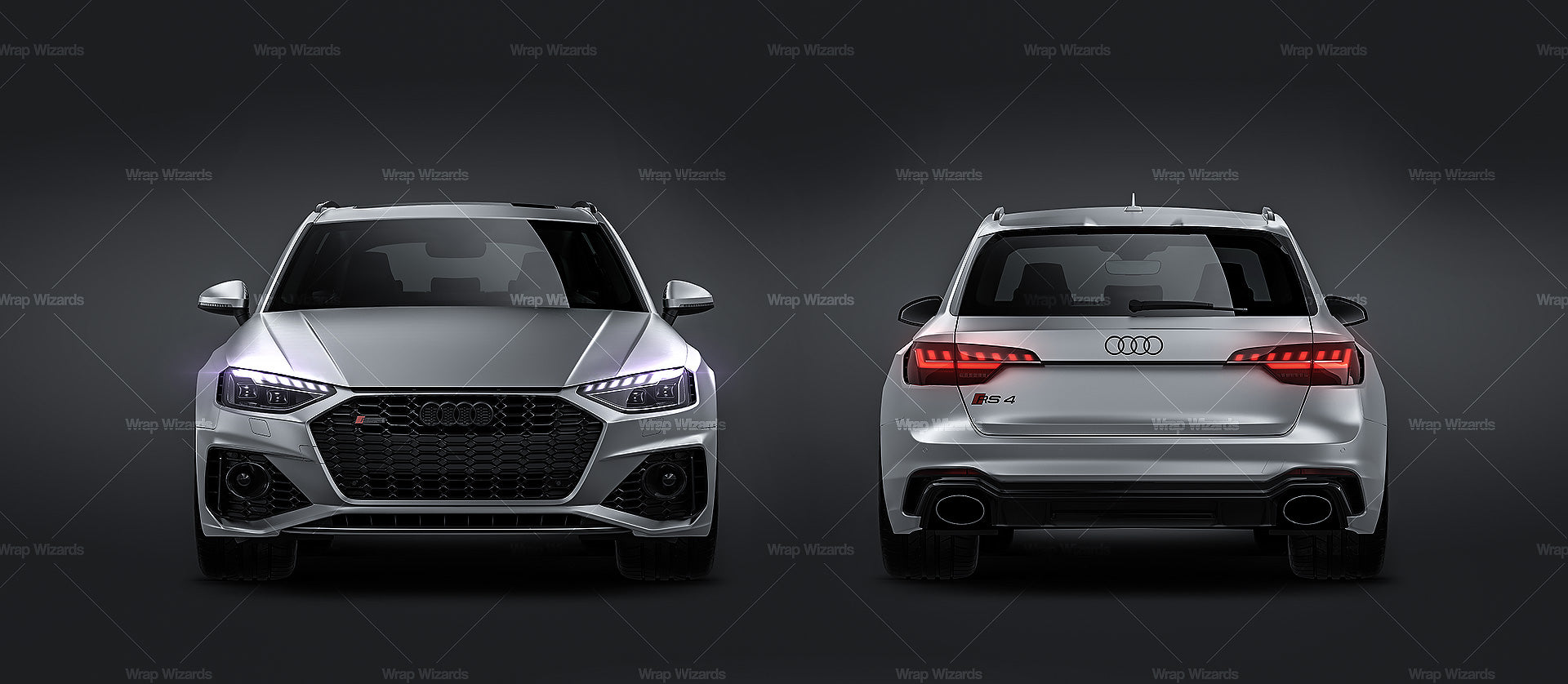 Audi RS4 Avant 2020 - Car Mockup