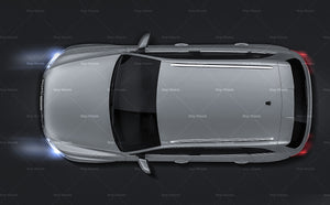 Audi SQ5 2013 satin matt finish - all sides Car Mockup Template.psd