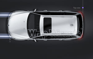 BMW E61 Touring glossy finish - all sides Car Mockup Template.psd