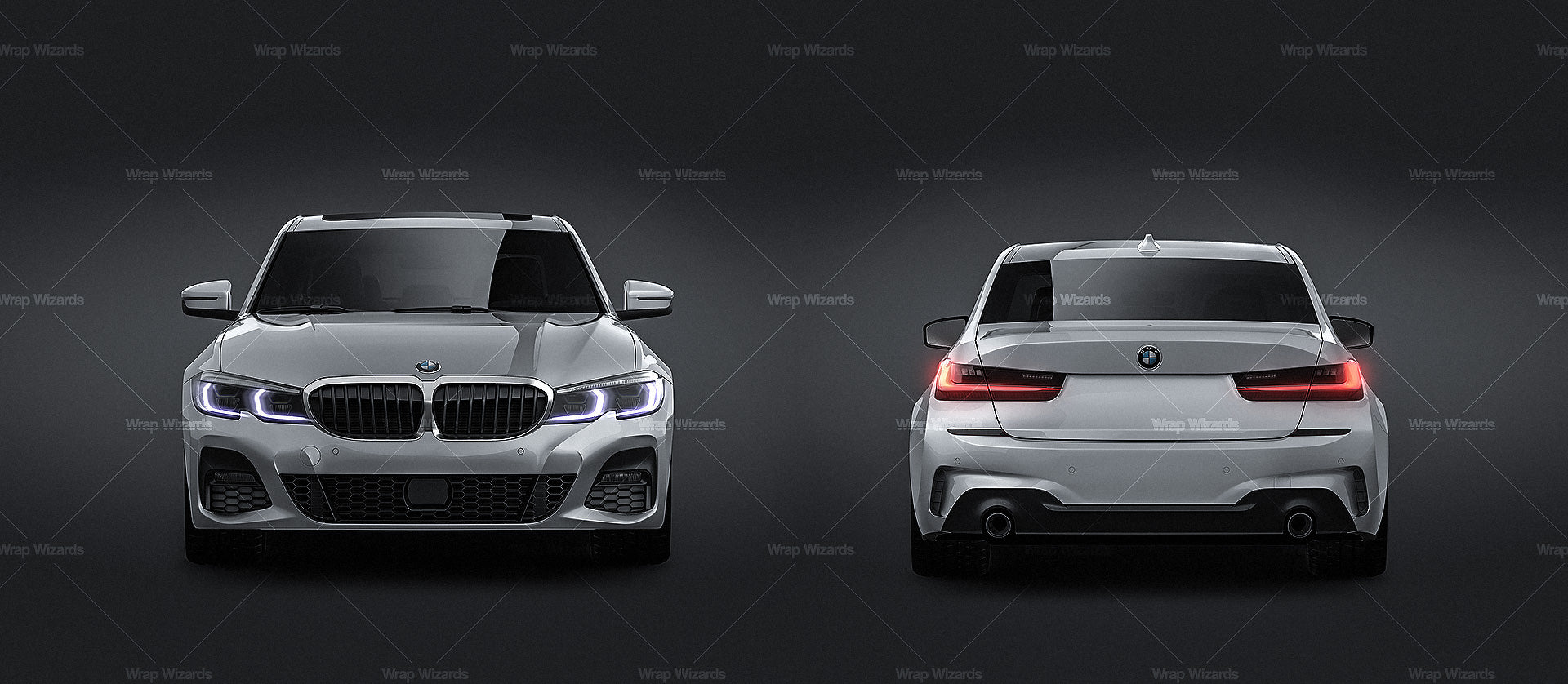 BMW 3-Series G20 M-Package 2019 - Car Mockup
