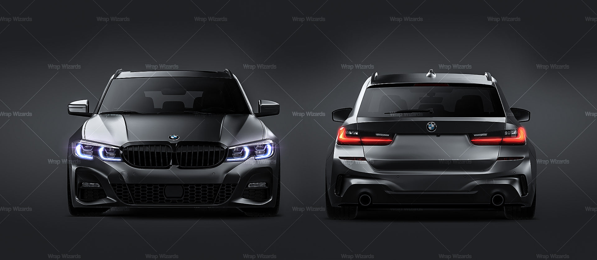 BMW 3-Series G21 Touring M-Package 2020 - Car Mockup