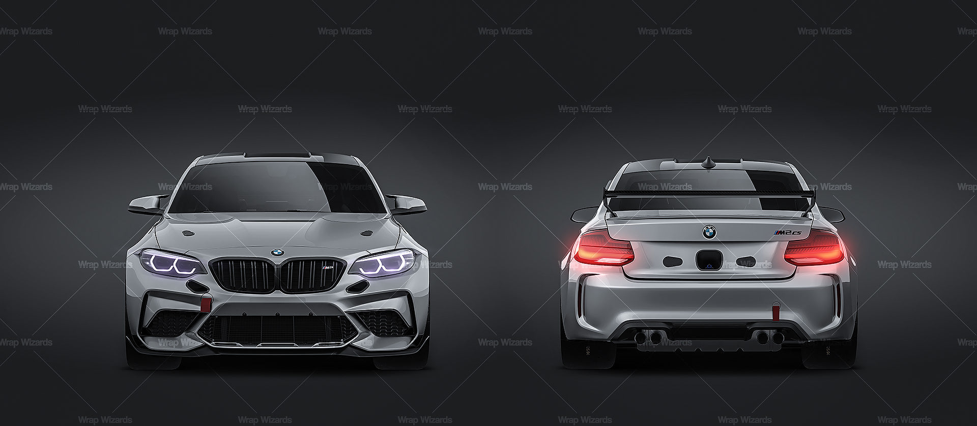 BMW 2-Series M2 CS Racing 2020 - Car Mockup