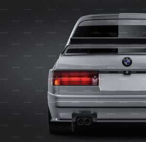 BMW M3 E30 Warsteiner glossy finish - all sides Car Mockup Template.psd