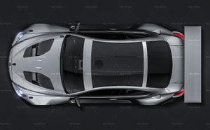 BMW M6 GT3 2016 glossy finish - all sides Car Mockup Template.psd