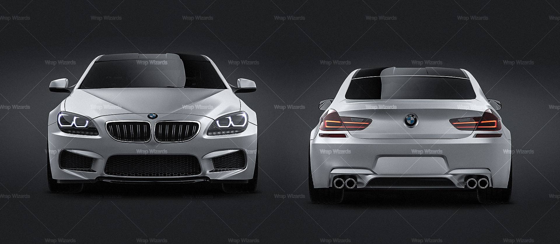 BMW 6-Series M6 Gran Coupe 2014 - Car Mockup