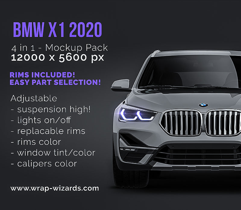 BMW X1 2020 - Car Mockup