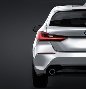 BMW 1-series F40 2020 glossy finish - all sides Car Mockup Template.psd