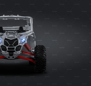 BRP Can-Am Maverick X3 Max 2022 glossy finish - all sides Car Mockup Template.psd