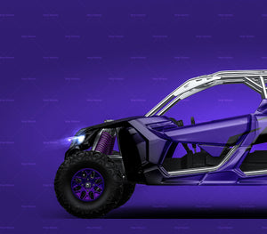 BRP Can-Am Maverick X3 Max 2022 glossy finish - all sides Car Mockup Template.psd