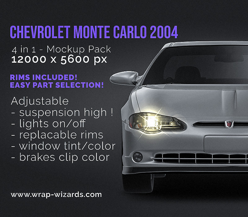 Chevrolet Monte Carlo 2004 - Car Mockup