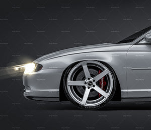Chevrolet Monte Carlo 2004 glossy finish - all sides Car Mockup Template.psd
