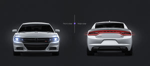 Dodge Charger 2015 glossy finish - all sides Mockup Template.psd