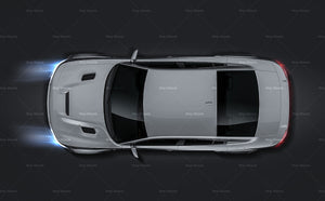Dodge Charger Hellcat SRT Widebody 2021 glossy finish - all sides Car Mockup Template.psd