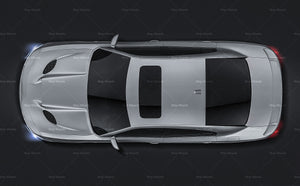 Dodge Charger SRT Hellcat 2019 glossy finish - all sides Car Mockup Template.psd