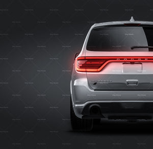 Dodge Durango SRT 2018 glossy finish - all sides Car Mockup Template.psd