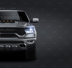 Dodge RAM 1500 TRX Crew Cab 2021 (MOPAR Performance) glossy finish - all sides Car Mockup Template.psd