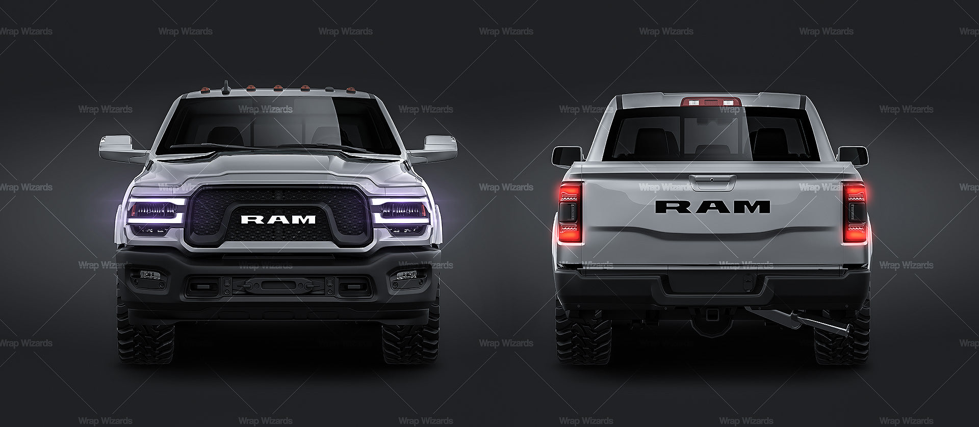 Dodge RAM Power Wagon 2019 - Truck/Pick-up Mockup