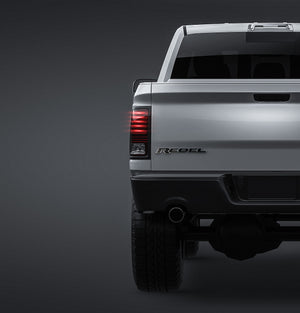 Dodge RAM 1500 Rebel 2015 glossy finish - all sides Car Mockup Template.psd
