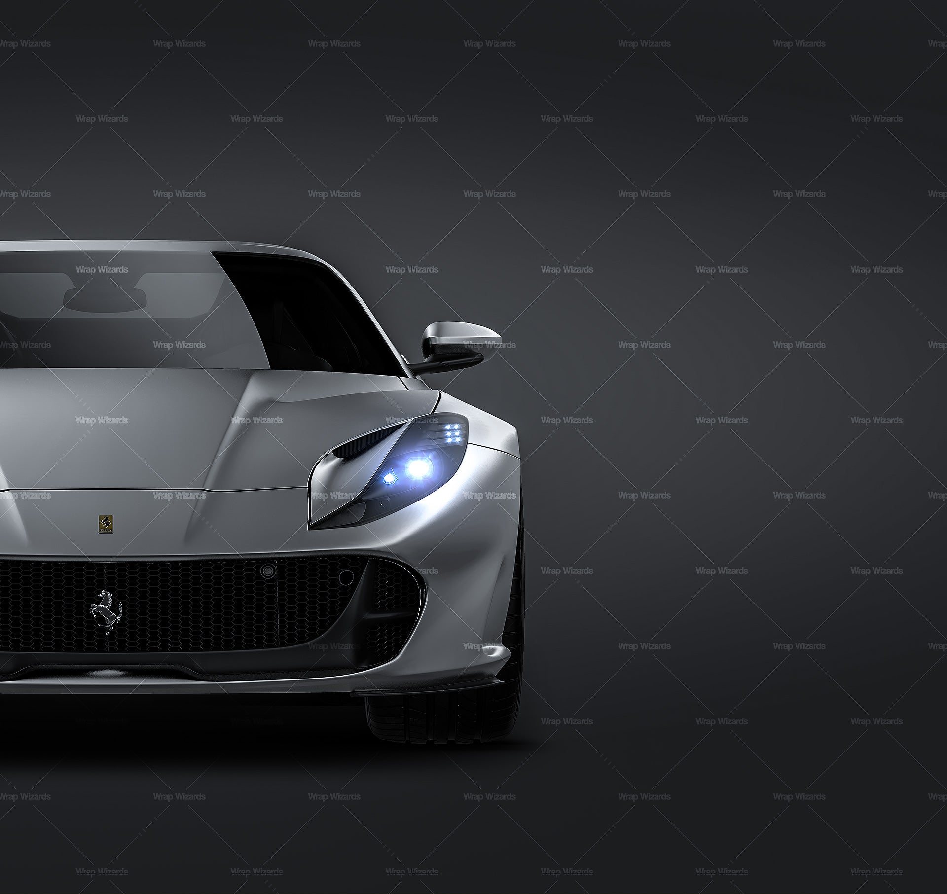 Ferrari 812 Superfast - White Wrap