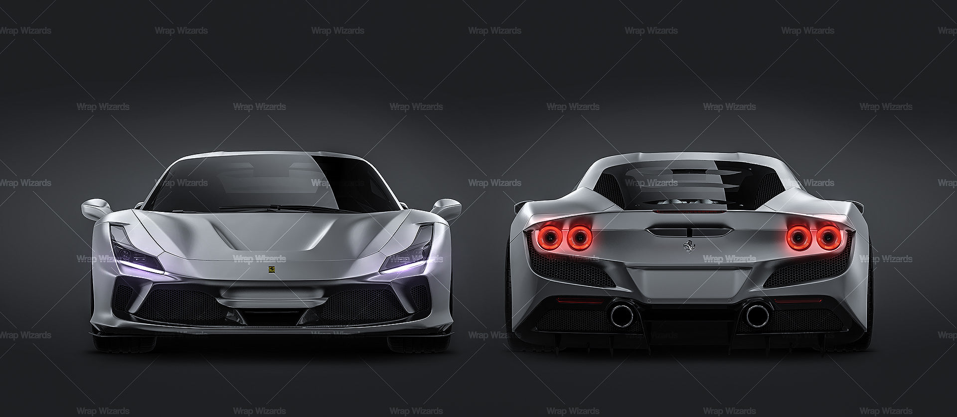 Ferrari F8 Tributo 2020 - Car Mockup