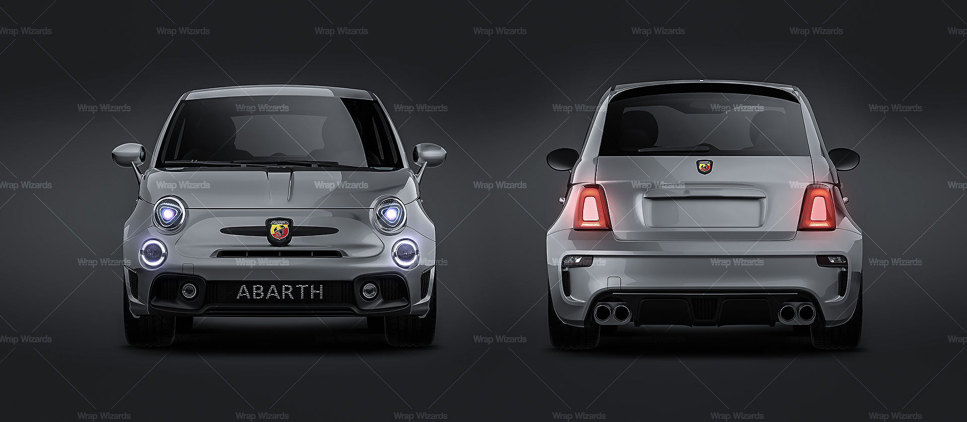 Fiat 595 Abarth Competizione 2017 - Car Mockup