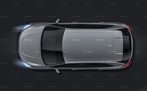 Ford Edge ST 2019 satin matt finish - all sides Car Mockup Template.psd