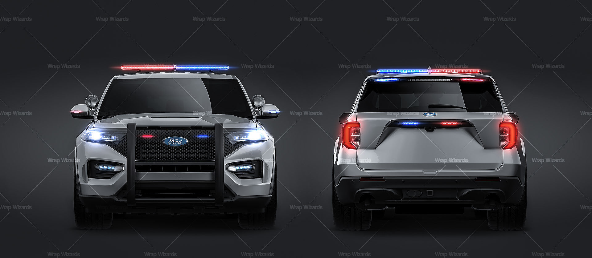 Ford Explorer 2020 Police Interceptor - Car Mockup