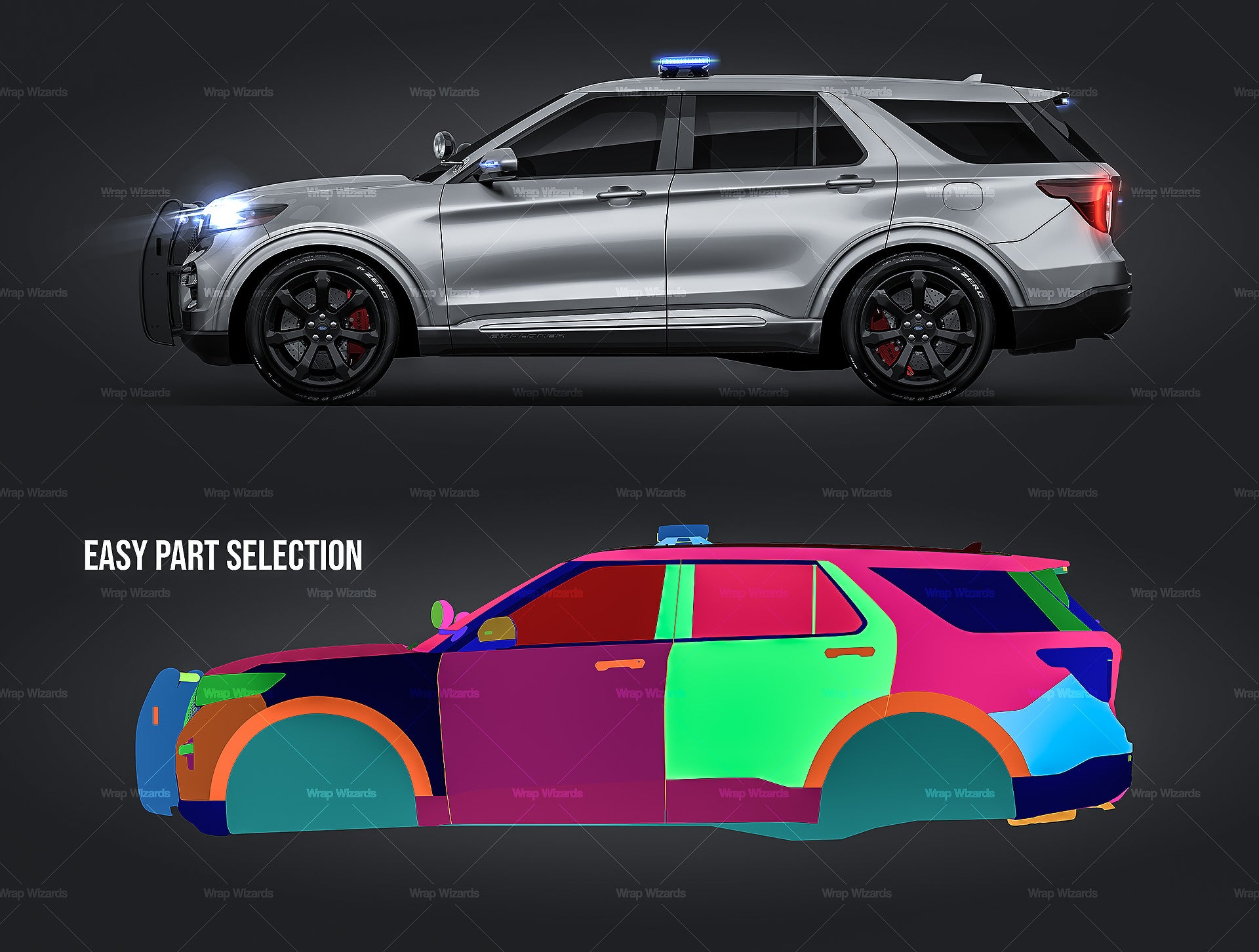 Ford Police Interceptor Utility Graphics