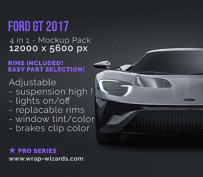 Ford GT 2017 - Car Mockup