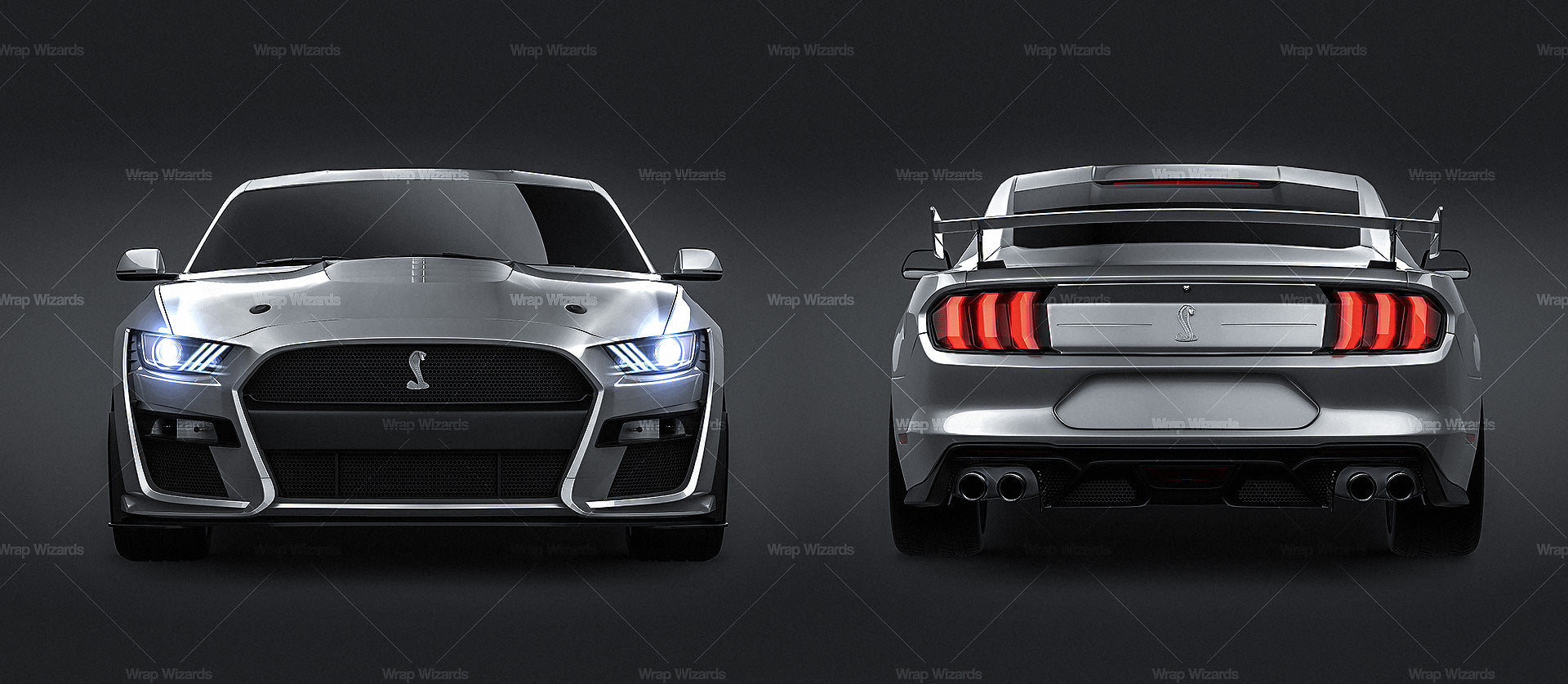 Ford Mustang Shelby GT500 2020 - Car Mockup