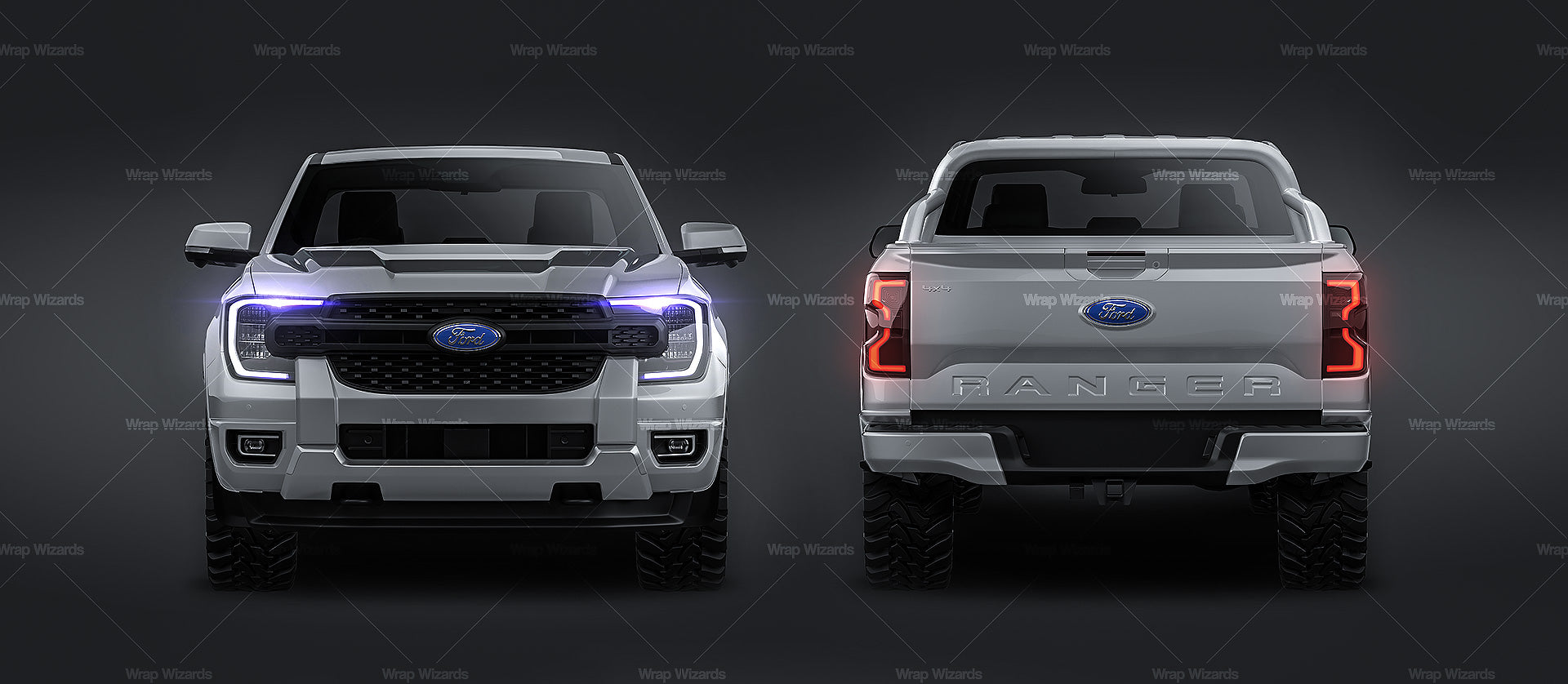 Ford Ranger Sport Double Cab 2023 - Truck/Pick-up Mockup