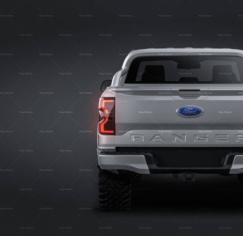 Ford Ranger Sport Double Cab 2023 glossy finish - all sides Car Mockup ...