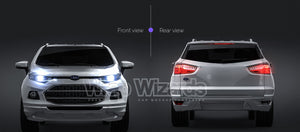 Ford EcoSport 2016 glossy finish - all sides Car Mockup Template.psd