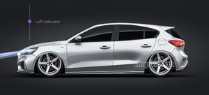 Ford Focus ST-line 2019 glossy finish - all sides Car Mockup Template.psd