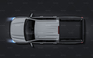GMC Sierra Elevation 1500 glossy finish - all sides Car Mockup Template.psd